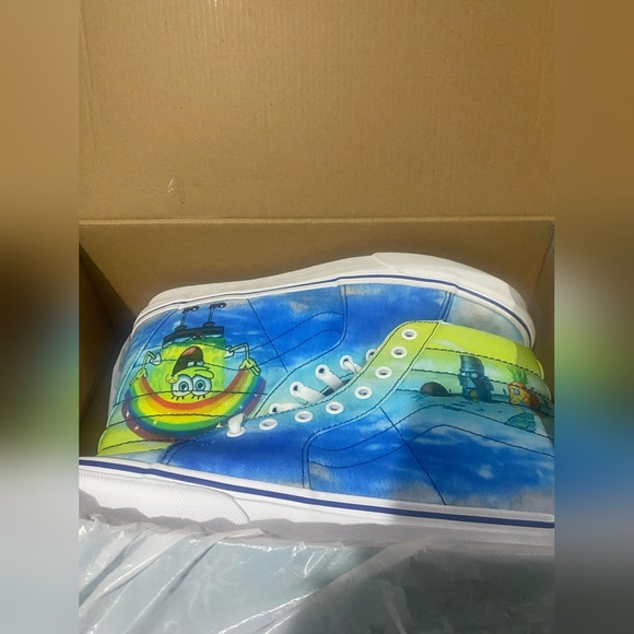 Vans Chuck Taylor Hi SpongeBob SquarePants Size 10.5 - Picture 2 of 7